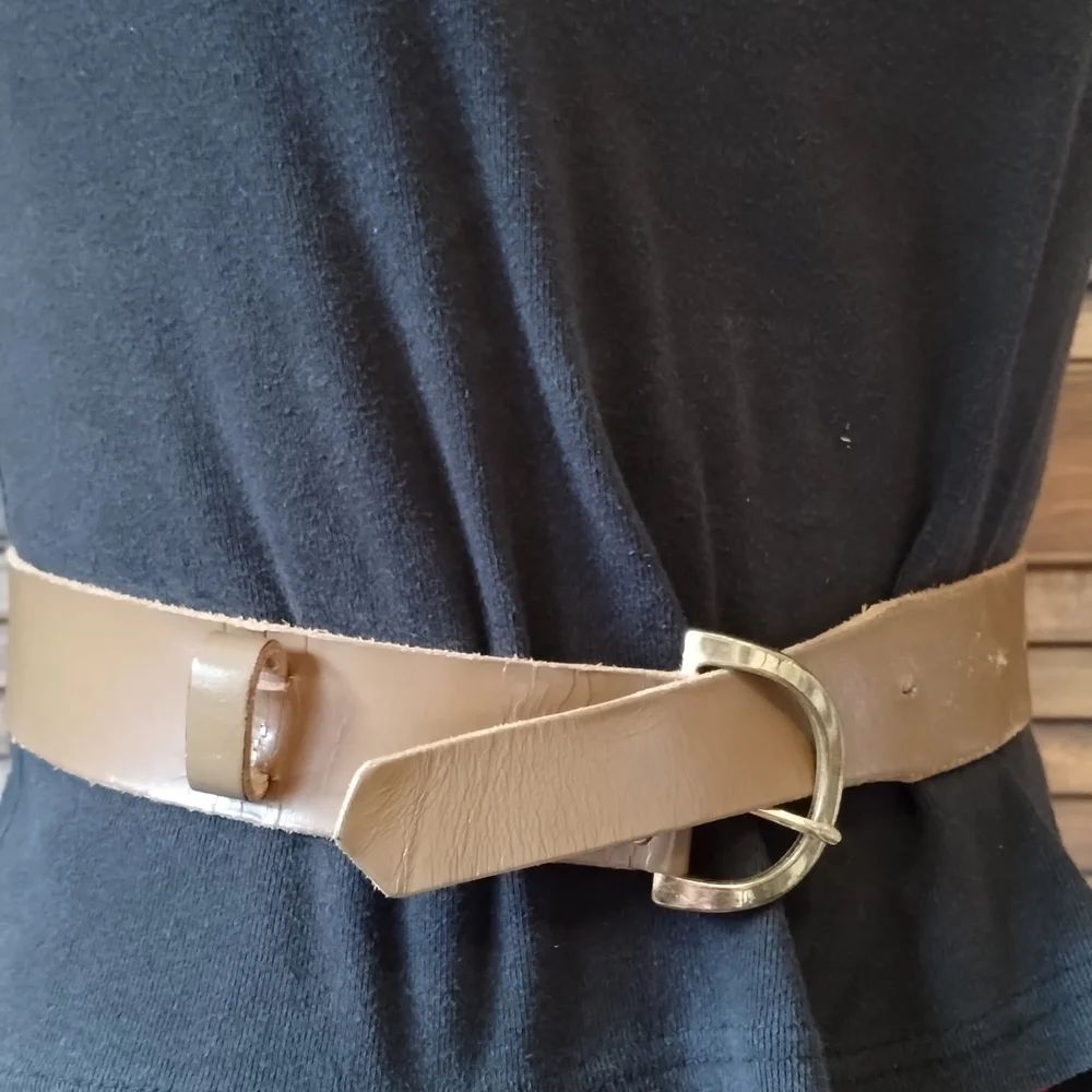 Wide Leather Belt